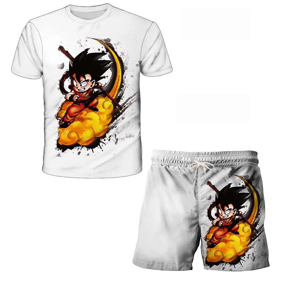 T Shirt Tight Fit - 2026 Summer Dragon Ball Kid Goku