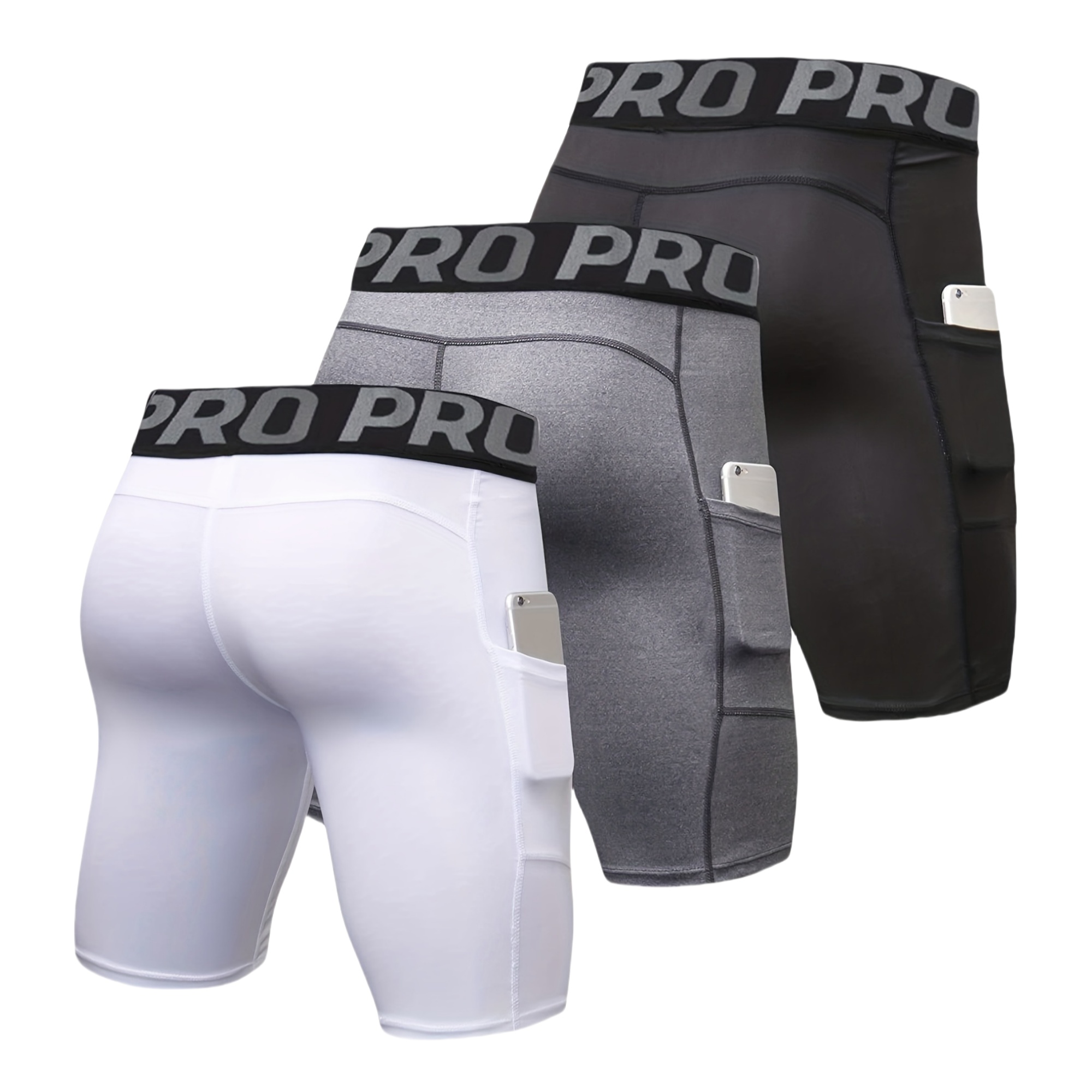3 Pack Men's Compression Short - огляд і ціна Compression Shorts Athletes