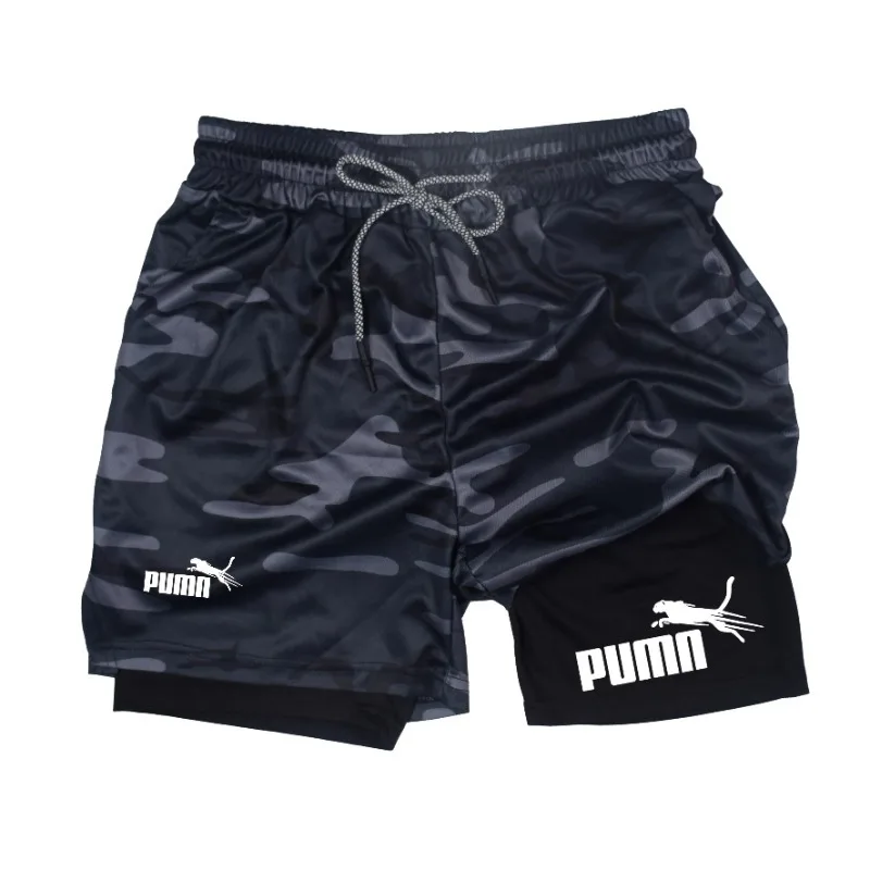 Summer Breathable Two-in-one D - огляд і ціна Compression Shorts Athletes