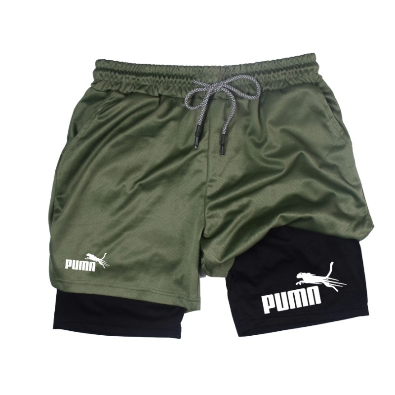 Summer Breathable Two-in-one D - огляд і ціна Compression Shorts Athletes