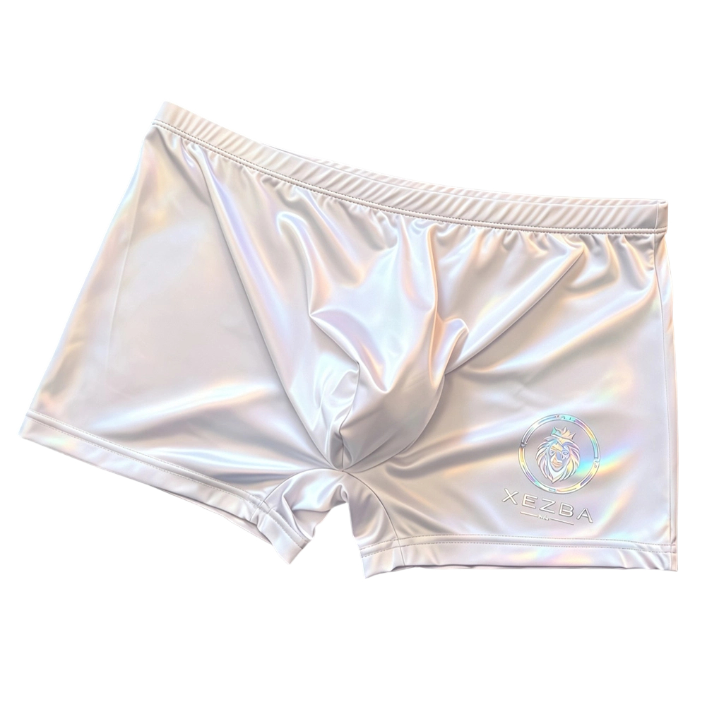 Men Glossy Ice Silk Boxer Shor - огляд і ціна Long Leg Trunk Men