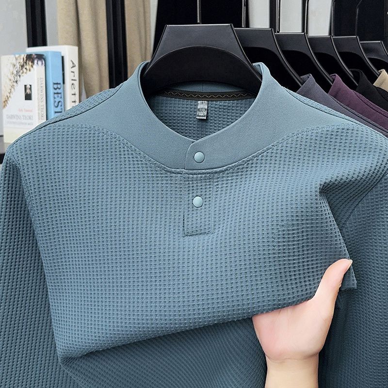Men Autumn Winter Waffle Knit  - огляд і ціна Base Layer Top