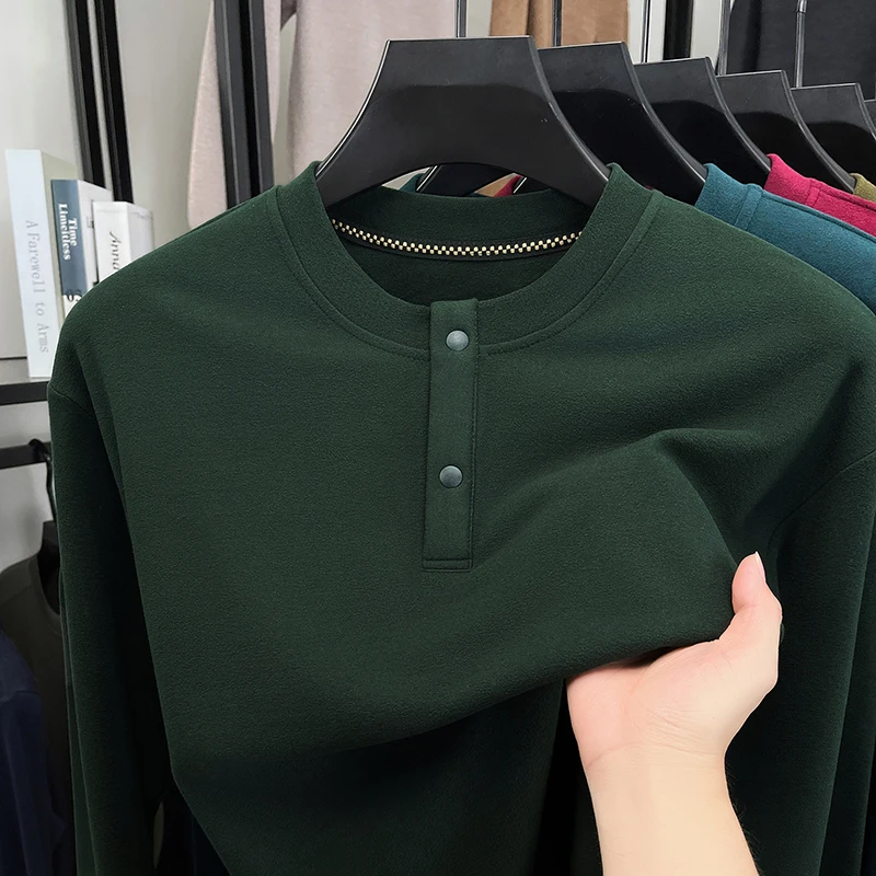 Mens Loose Fit Henley Pullover - огляд і ціна Thermal Long John