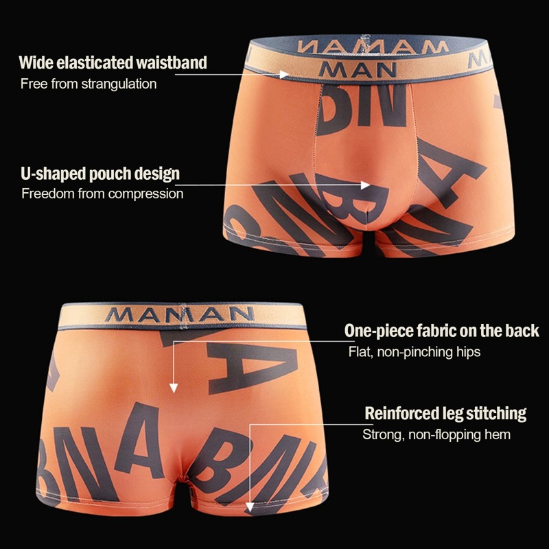 Men's Cotton Seamless Breathab - огляд і ціна Multi Pack Underwear