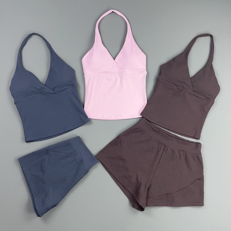 2 Pieces Yoga Set Women Halter - огляд і ціна Suspender Tank Top