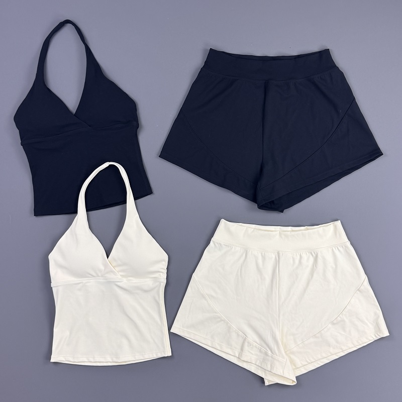 2 Pieces Yoga Set Women Halter - огляд і ціна Suspender Tank Top